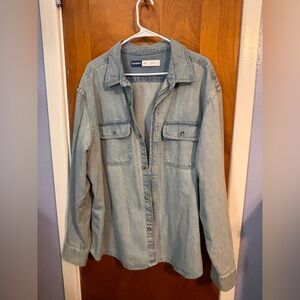 Old Navy Classic Denim Button-Up Shacket